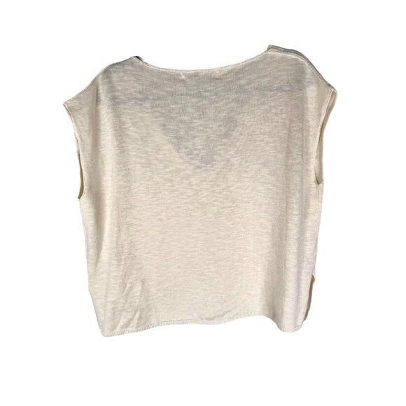 FREE PEOPLE BEACH Women's Egret Ivory Marina Del Sol Sweater Top NWT XS - Picture 4 of 4